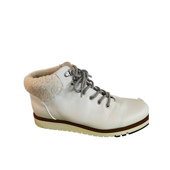 Cliffs by White Mountain Collins White Leather Fur Women's Boots Size 9 M - Picture 3 of 14